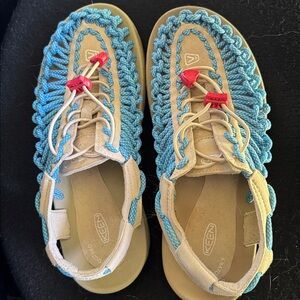 Keen Blue and Beige Women's Sandals